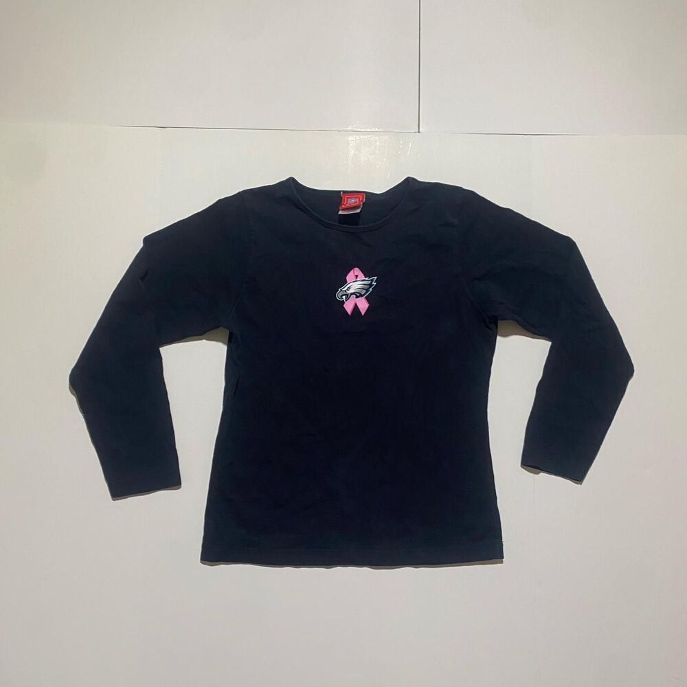 Nfl Women's Black and Navy T-shirt